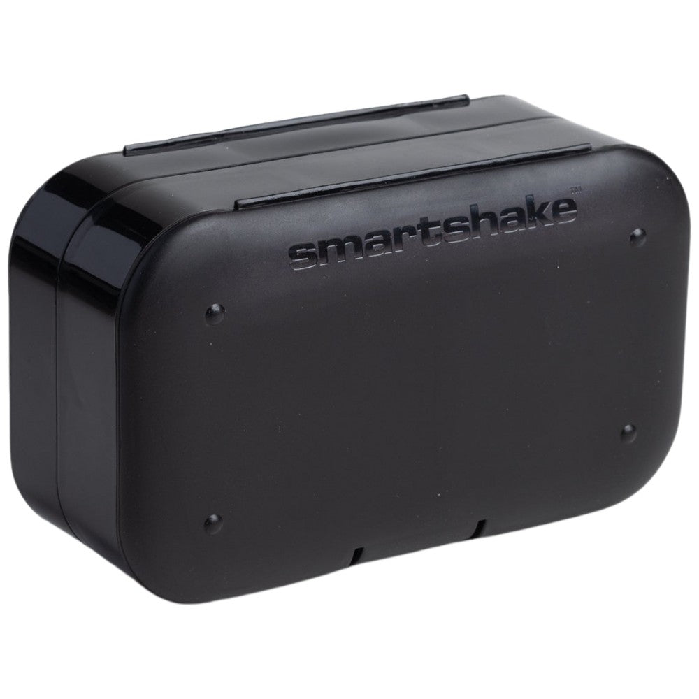 Organisateur de la boîte à pilules 2 pack | Noir