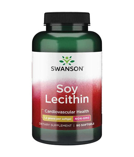 Lecithine de soja non GMO 1200 mg - 90 capsules de gel