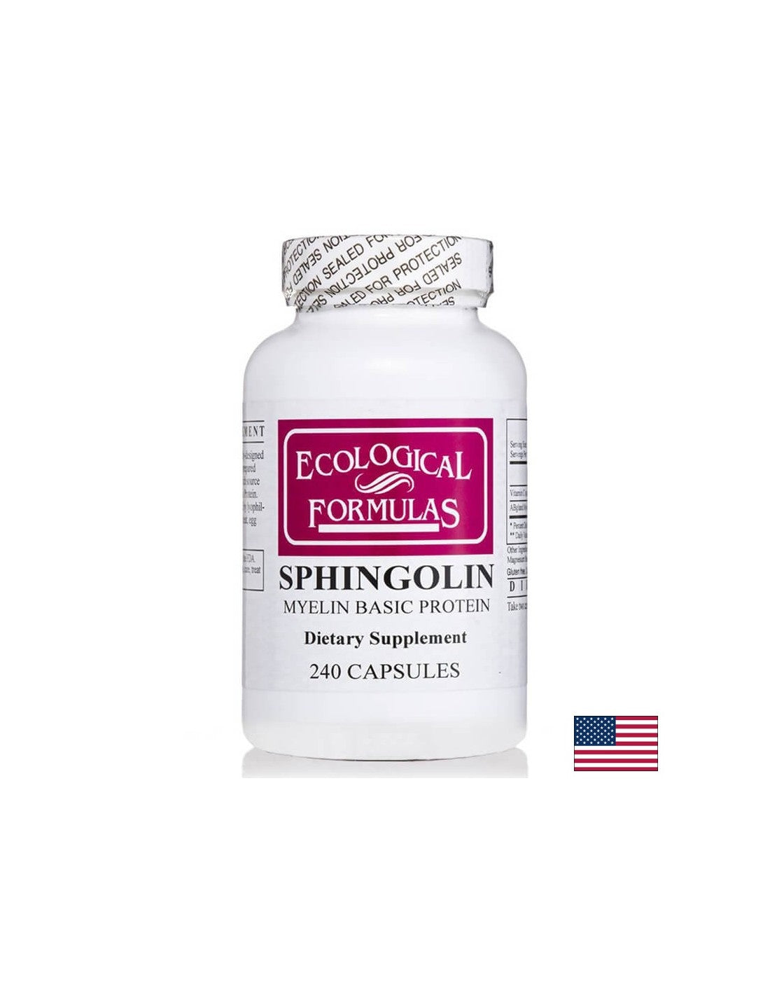 Protection des cellules nerveuses - sphingoline - protéine myéline - en démyélinisation, 240 capsules