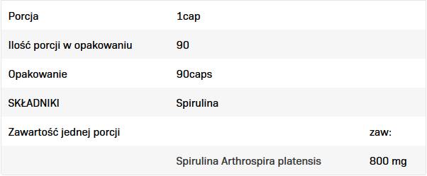 Spiruline 800 mg - 90 capsules