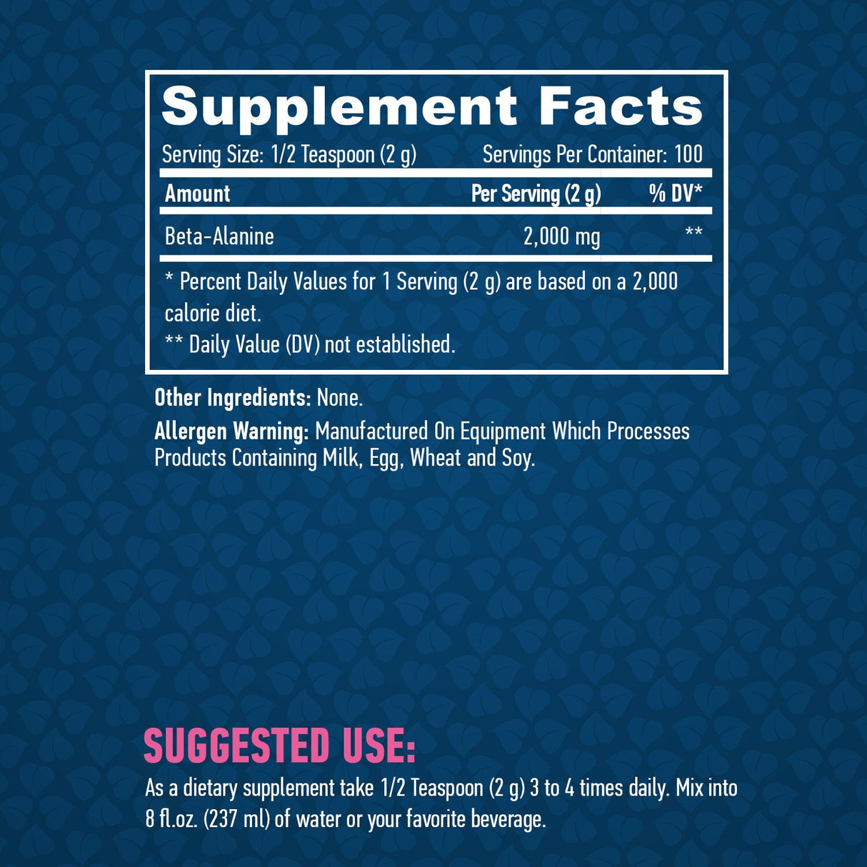 Sports Beta-Alanine 200G