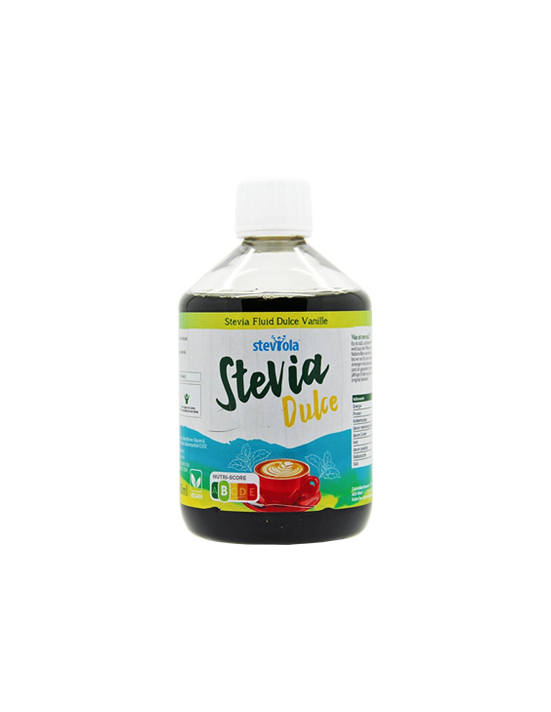 Stevia liquide, avec l'arôme de Dulce de Leche et Vanilla Steviola®, 500 ml