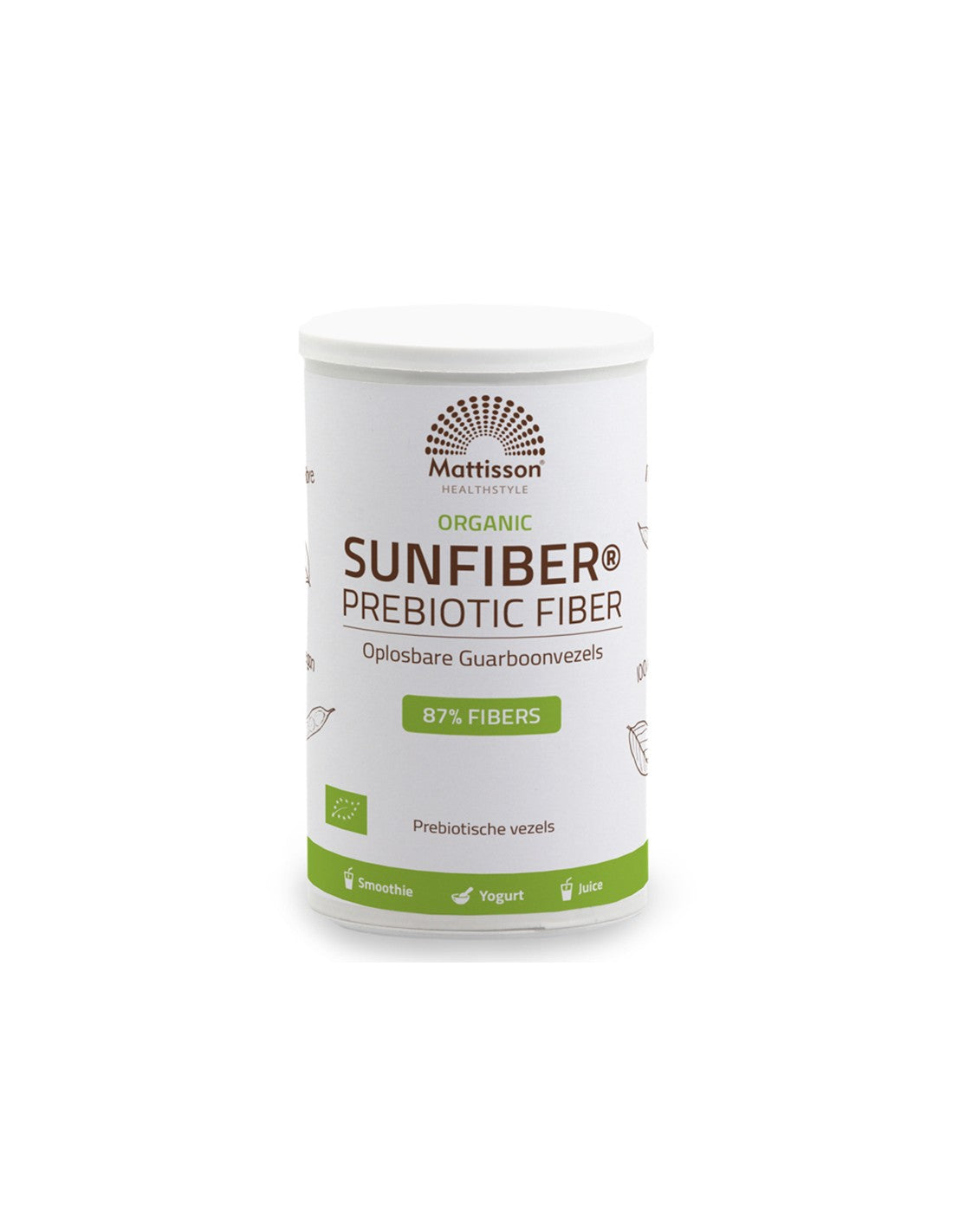 Fibre prébiotique Sunfiber Bio, 125 g de poudre <tc>Mattisson Healthstyle</tc>