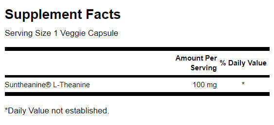 Suntheanine L-théanine 100 mg - 60 capsules