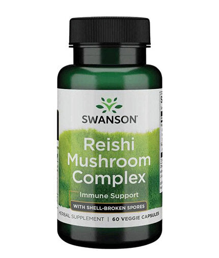 Complexe de champignons reishi super puissant 500 mg - 60 capsules
