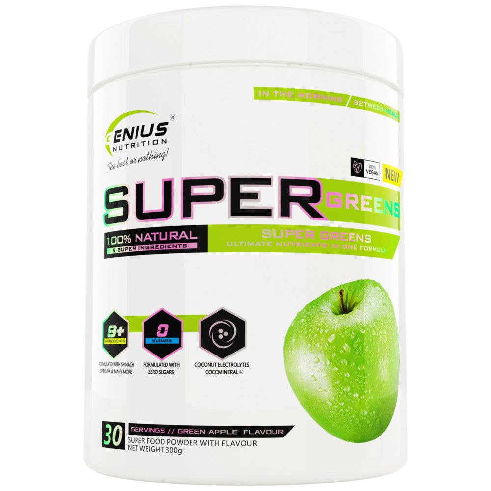 Super Greens | 100% naturel 9 super ingrédients 300 grammes