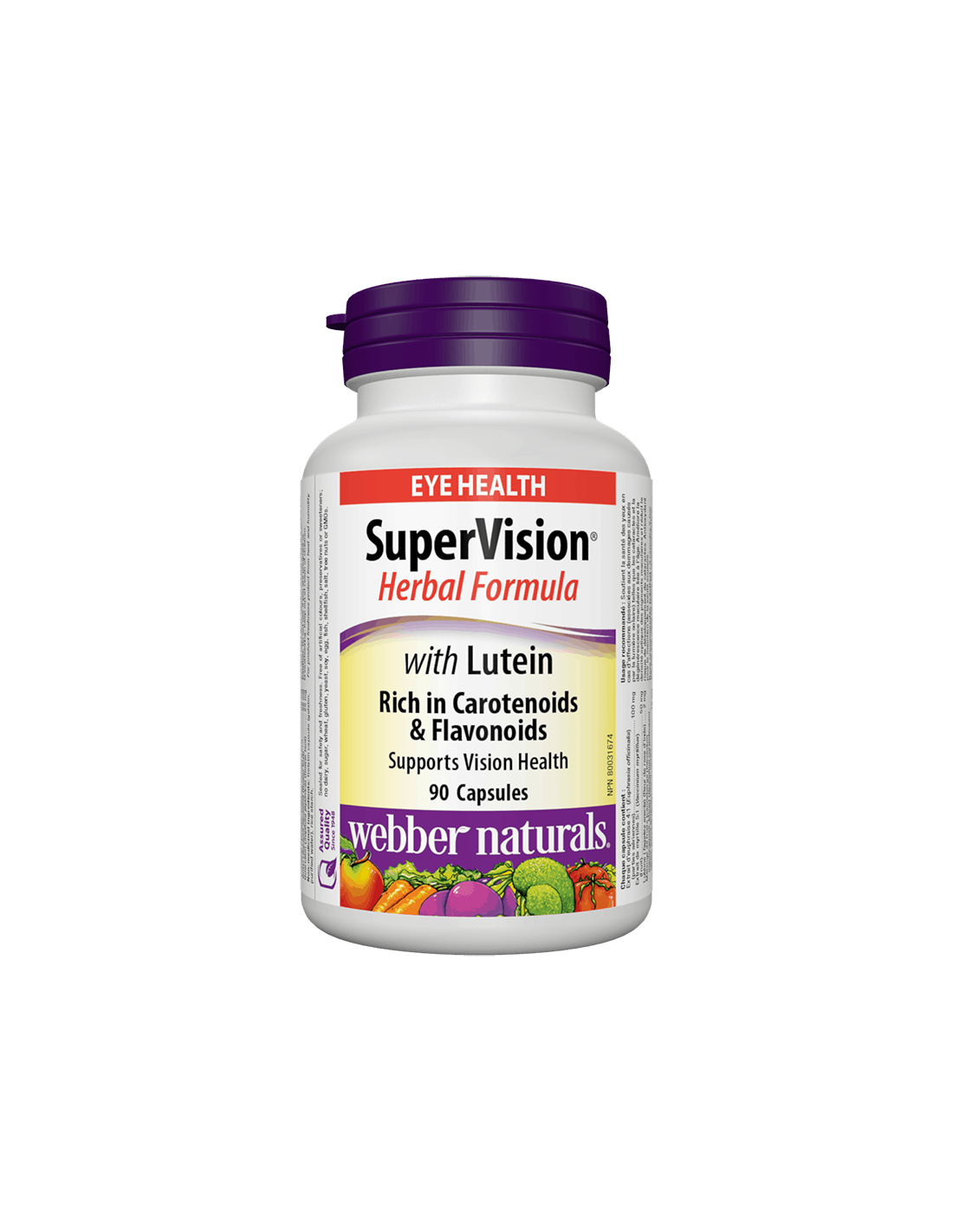 Formule à base de plantes Supervision®/Formule à base de plantes pour soutenir la vision avec des capsules de lutéine x 90