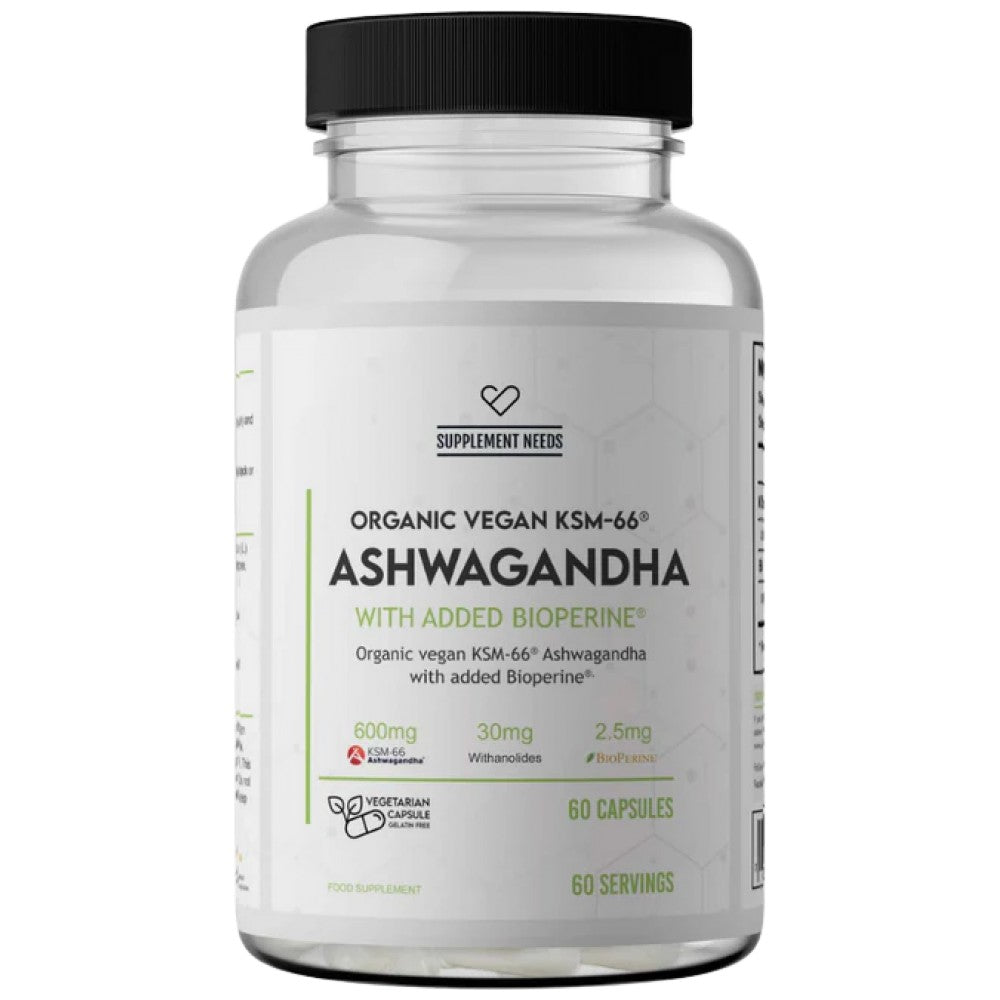 Ashwagandha KSM-66 600 mg - 60 capsules
