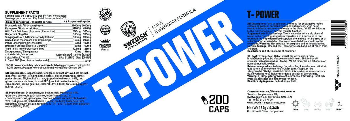 T-Power - 200 capsules