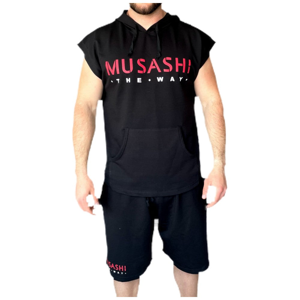 Sweat à capuche et shorts de débardeur