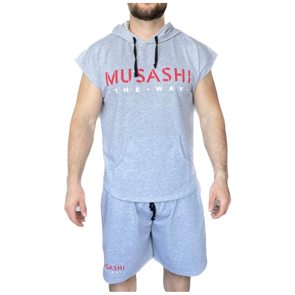 Sweat à capuche et shorts de débardeur