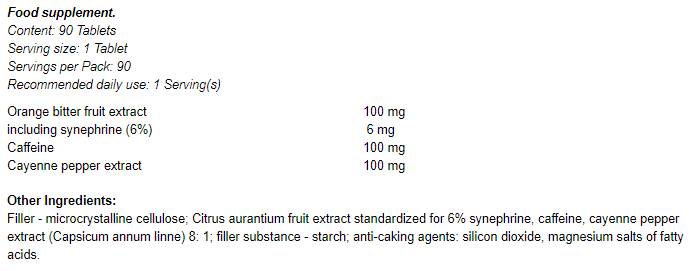 Thermo 3D Fat Burner 90 comprimés