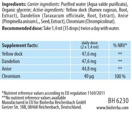 Entre l'estomac régulier de la teinture - 100 ml