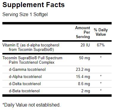 Tocomin Suprabio 60 Gel Capsules