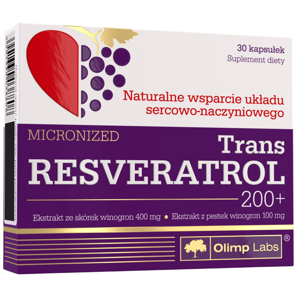 Trans resvératrol 200+ - 30 capsules