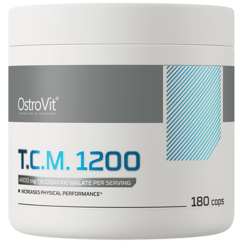 Tri créatine malate/tcm 1200 mg - 180 capsules