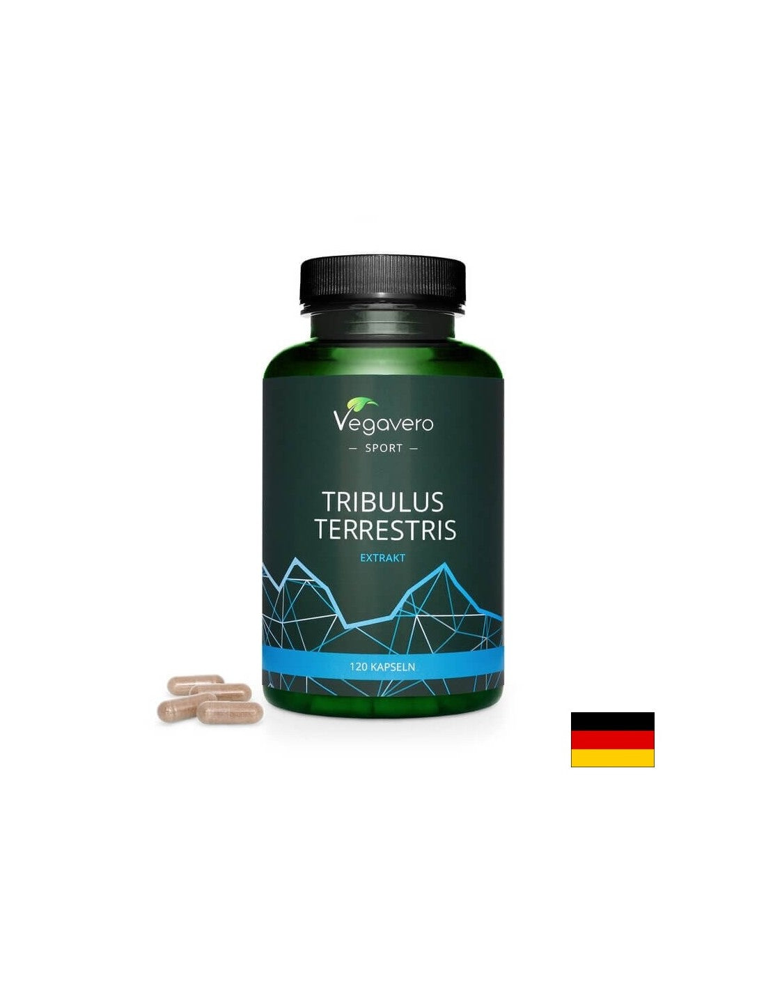 Tribulus Terrestris (Dents de grand-mère), 120 gélules, 100 % végétalien <tc>Vegavero</tc>