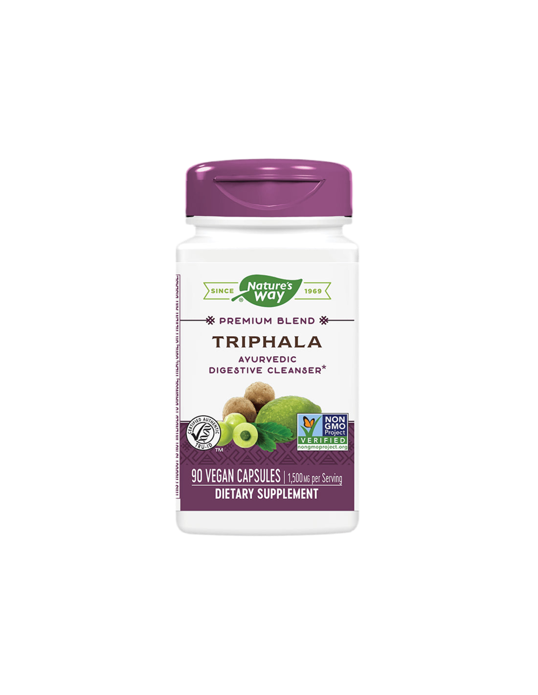 Triphala 500 mg - 90 capsules