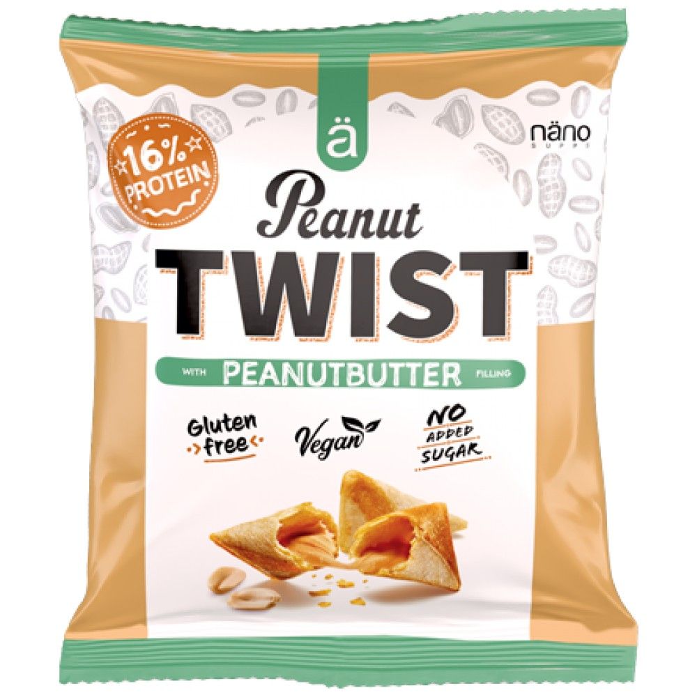 Twist d'arachide | Pas de sucre ajouté - 30 grammes