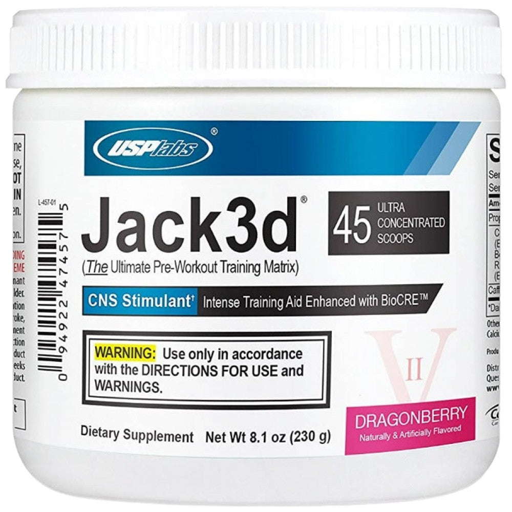 Jack3d - Formule avancée - 250 grammes
