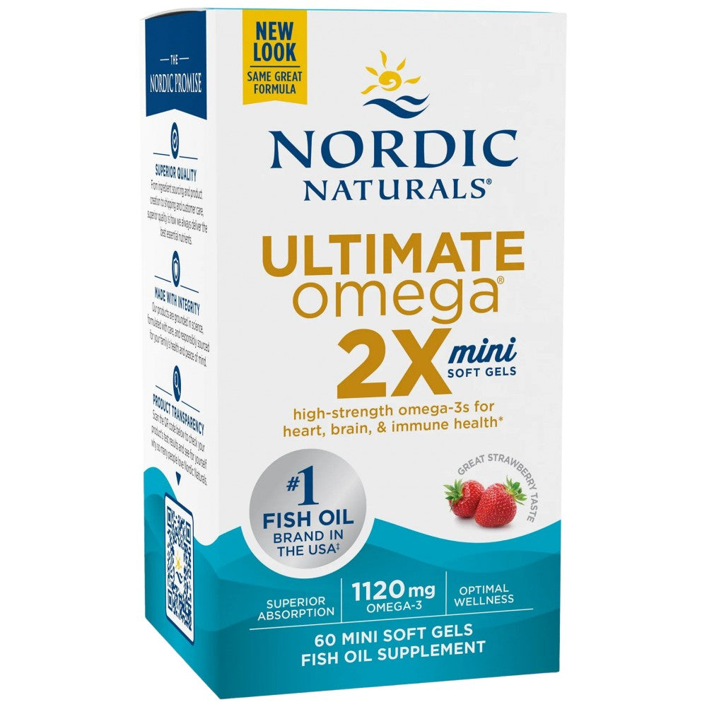 Ultime oméga 2x mini 1120 mg - 60 capsules de gel à croquer