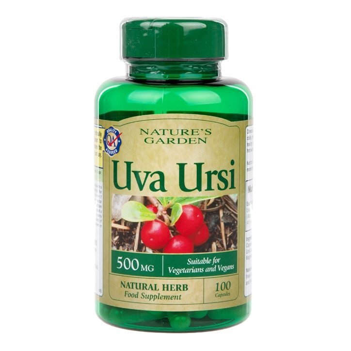 Bearberry (UVA URSI) 500mg 100 capsules Holland & Barrett
