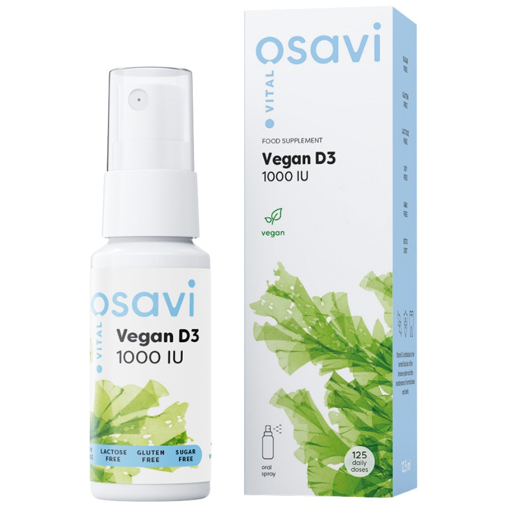 Vegan D3 1000 IU | Spray oral - 12,5 ml
