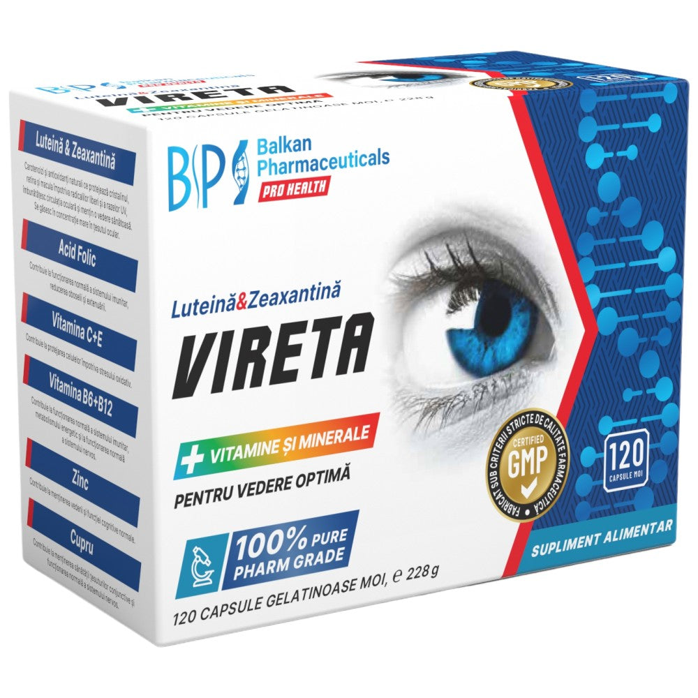Vireta | Vision optimale - 120 capsules