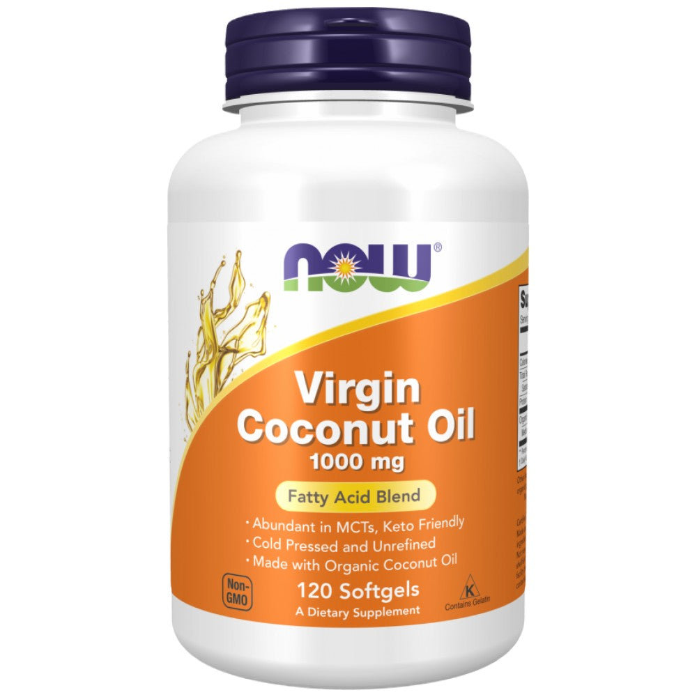 Huile de noix de coco vierge 1000 mg - 120 capsules de gel