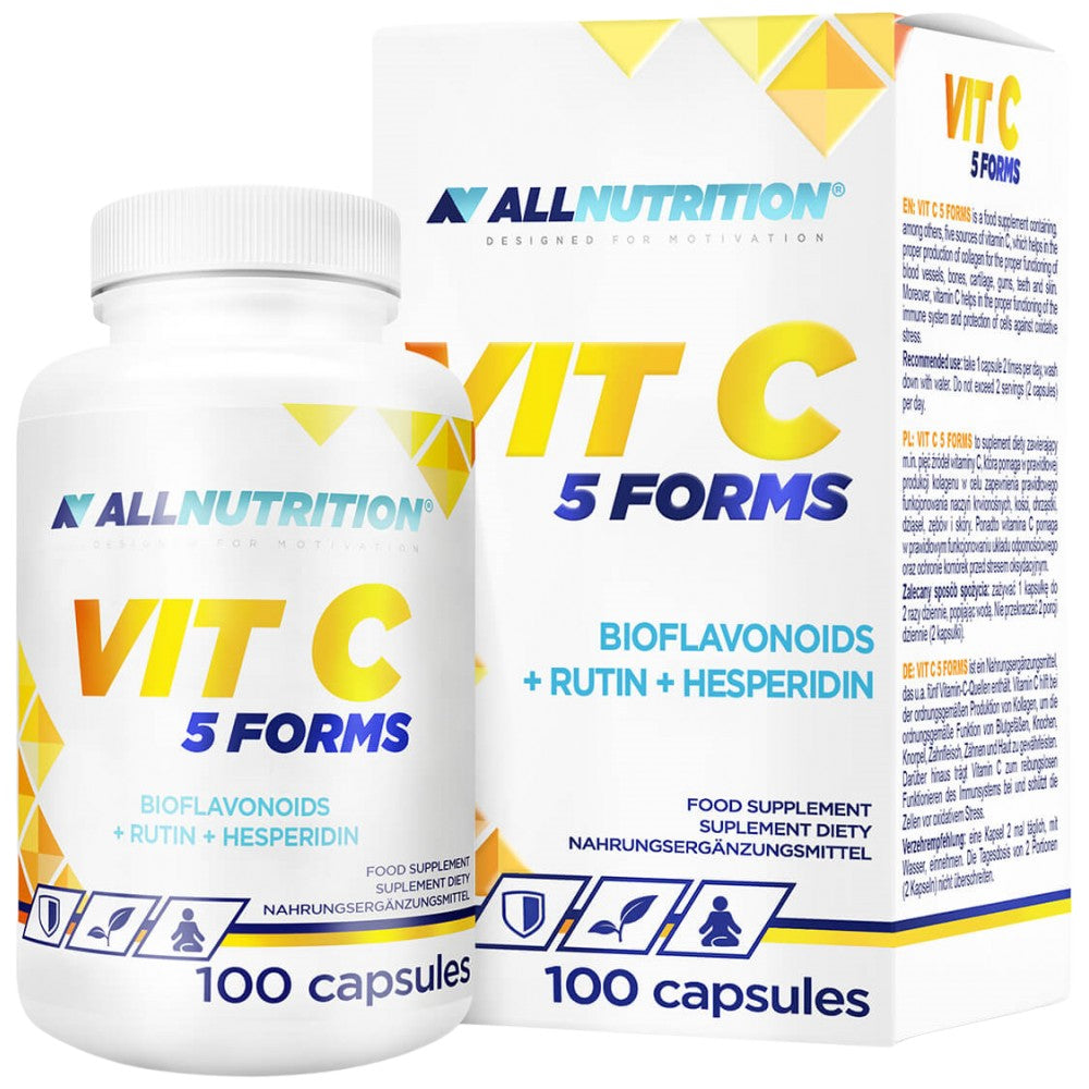 VIT C 5 Formulaires | Matrice de vitamine C - 100 capsules