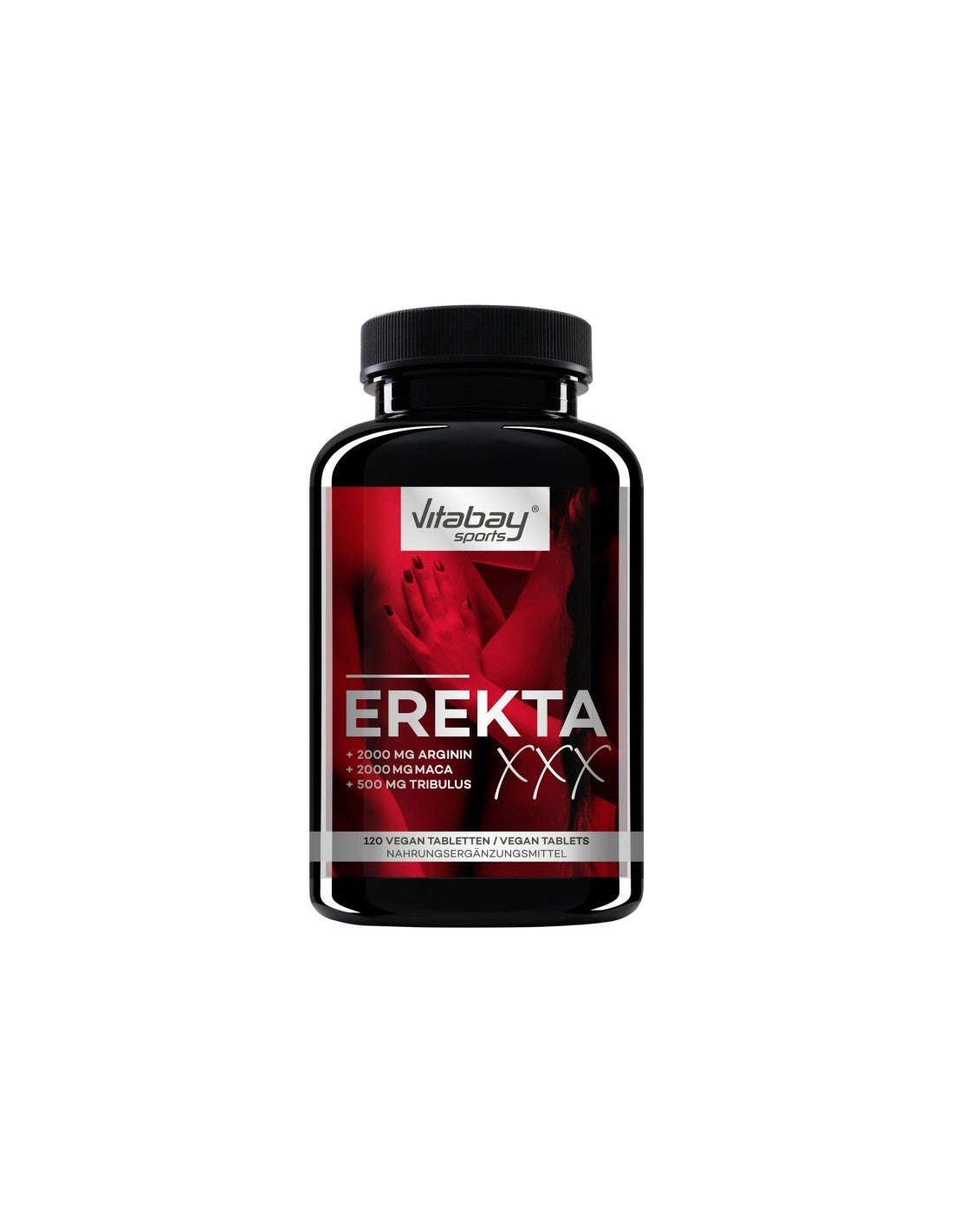 Sports Erektaxxx - Formule pour l'homme actif avec arginine, maca, triculus terrestris, 120 capsules