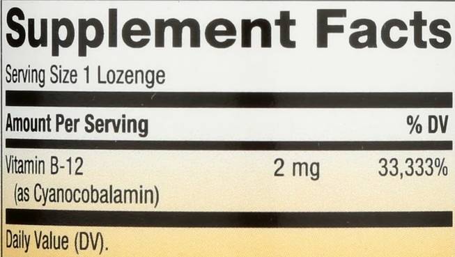 Vitamine B-12 2000 MCG - 100 drages
