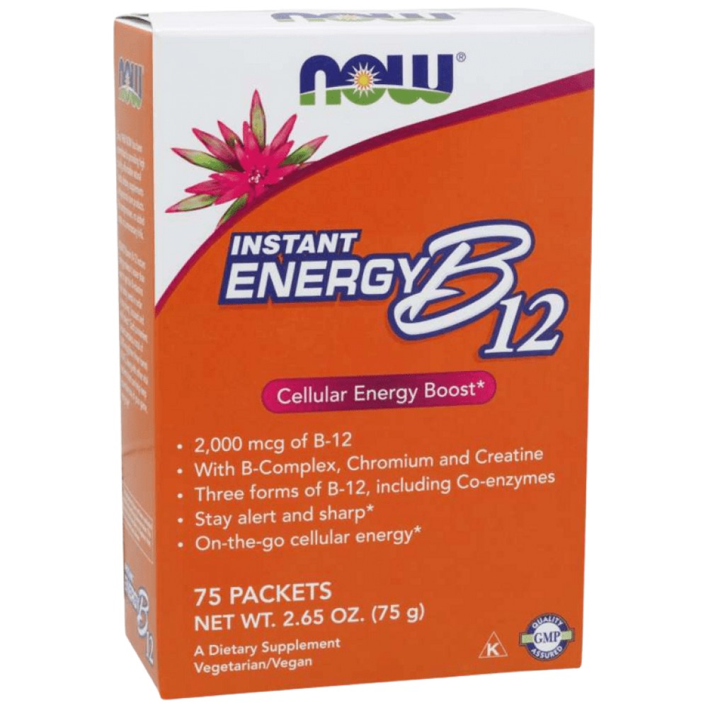 Vitamine B-12 Énergie instantanée - 75 paquets