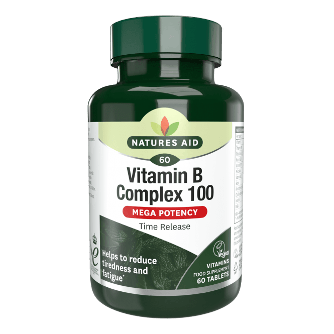 Complexe de vitamine B (complexe de vitamine B 100) 60 comprimés avec natures à libération lente