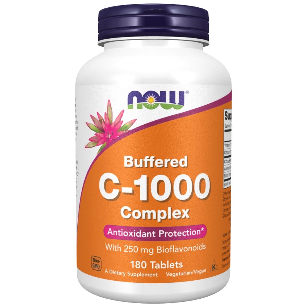 Complexe de vitamine C-1000 - tamponné avec 250 mg de bioflavonoïdes - 180 comprimés