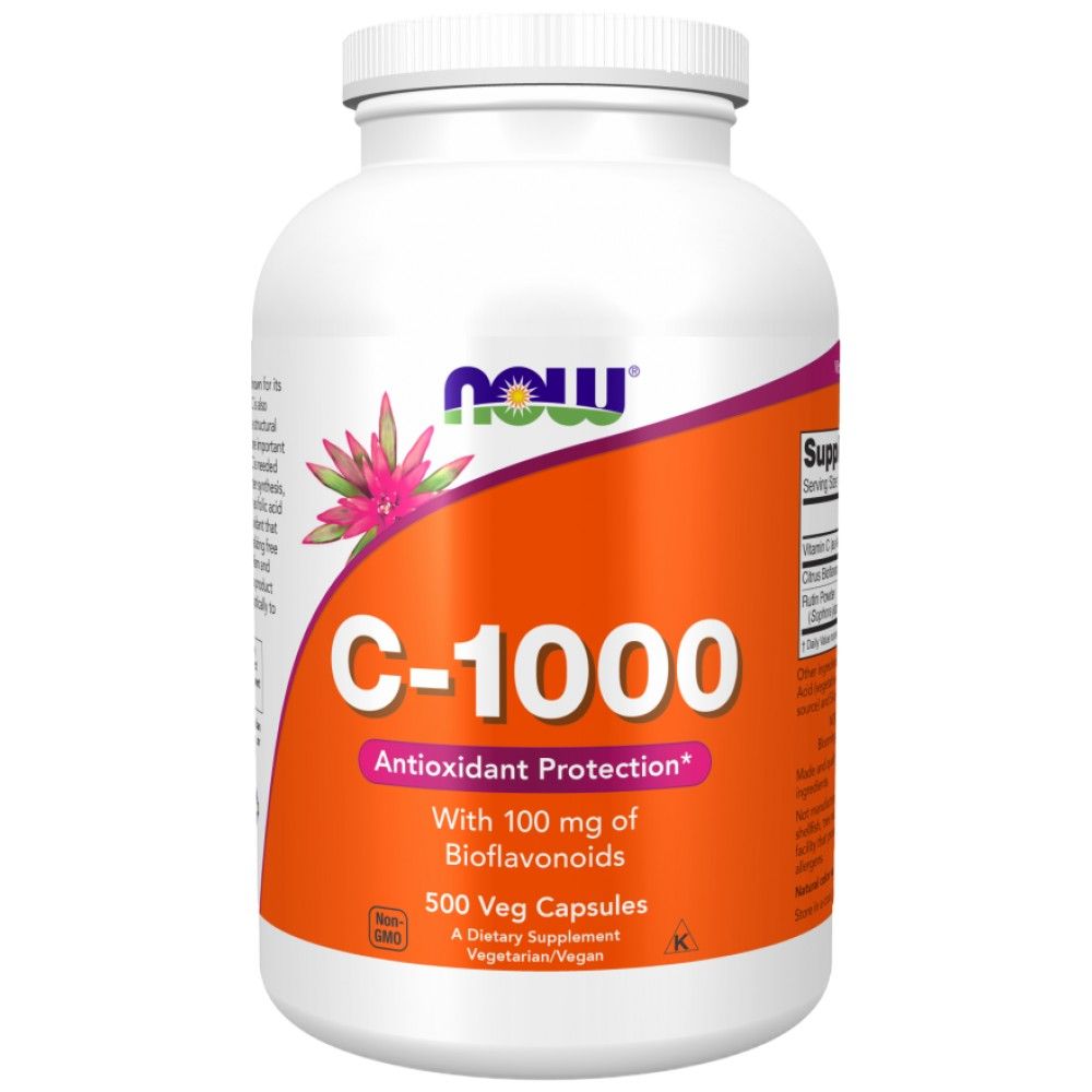 Vitamine C-1000/avec des bioflavonoïdes - 500 capsules