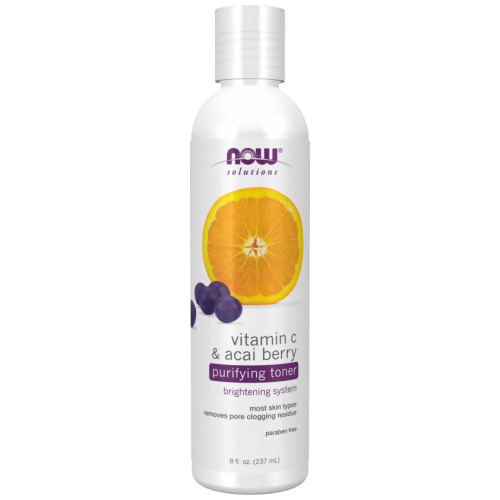 Toner de purification des baies de vitamine C & Acai | Paraben libre - 237 ml
