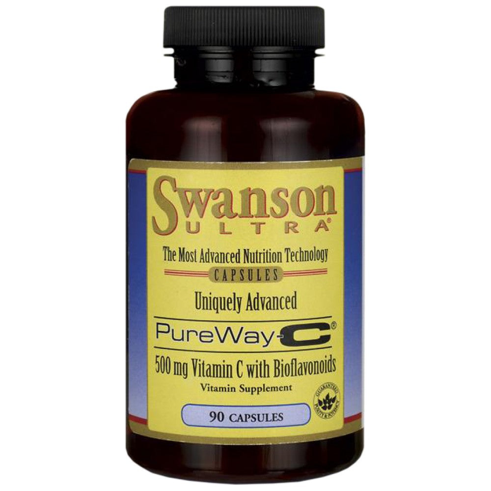 Pureway-C 500 mg avec des bioflavonoïdes 90 capsules