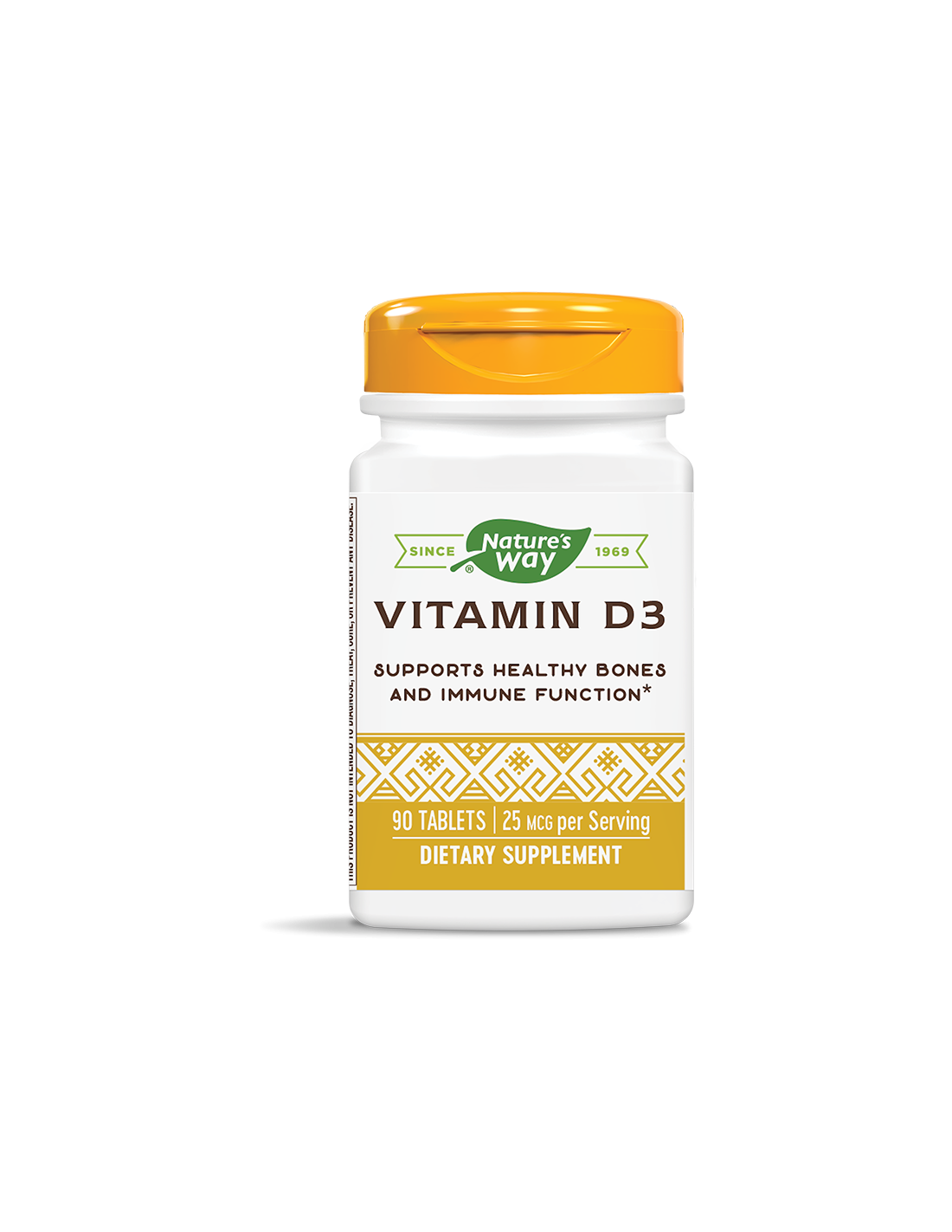 Vitamine D3/Vitamine D3 1000 UI x 90 comprimés de la nature