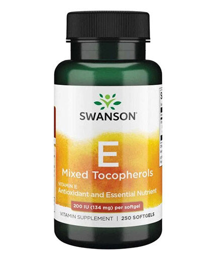 Vitamine E 200 UI - Tocophérols mixtes - 250 capsules