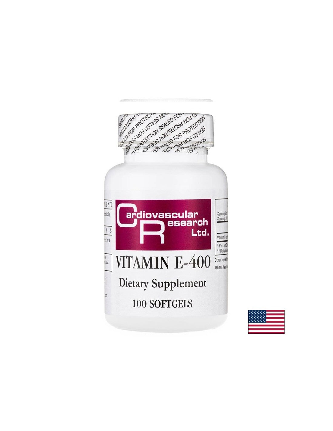 Vitamine E-400 - Vitamine E-400 360 mg, 100 capsules de softgel Formules écologiques