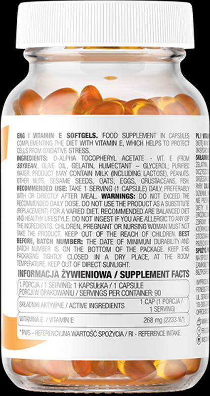 Vitamine E 400 UI 90 Capsules de gel