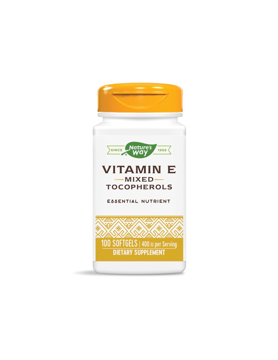 Vitamine E - Vitamine E (mélange de tocophérol) 268 mg, 100 capsules de génie soft