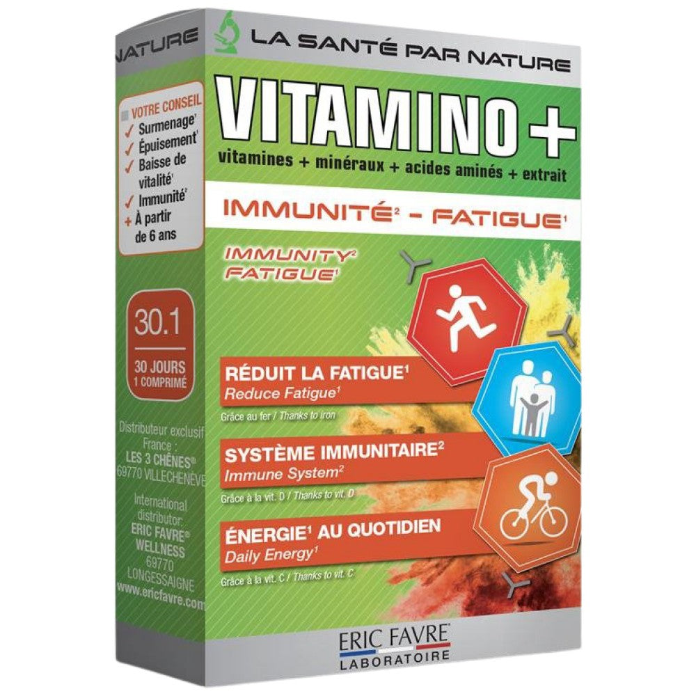 Vitamino + | Immunité et fatigue Multivitamin Complex - 30 capsules
