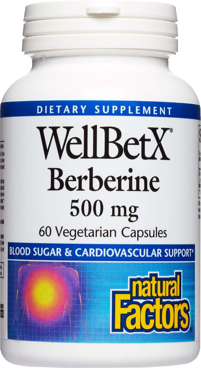 Wellbetx Berberine 500 mg - 60 capsules
