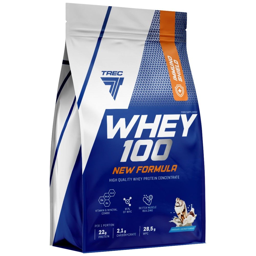 Whey 100 | Concentré de protéines de lactosérum de haute qualité avec Immuno Shield - 700 grammes