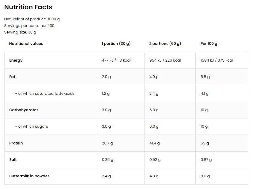 Wyylicious | Protein Shake - 3000 grammes