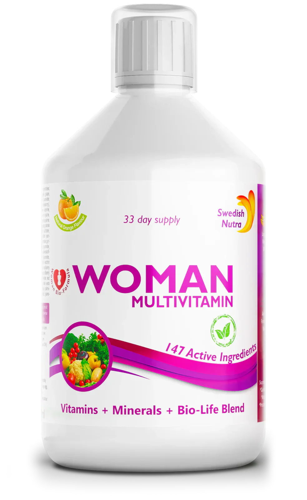 Femmes multivitamines pour les femmes atteintes de collagène 1497 mg - 147 ingrédients actifs/500 ml /
