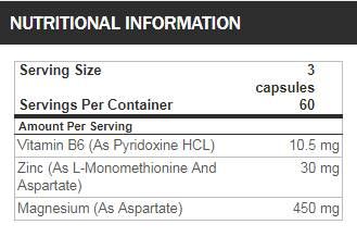 ZMA Pro - 180 capsules
