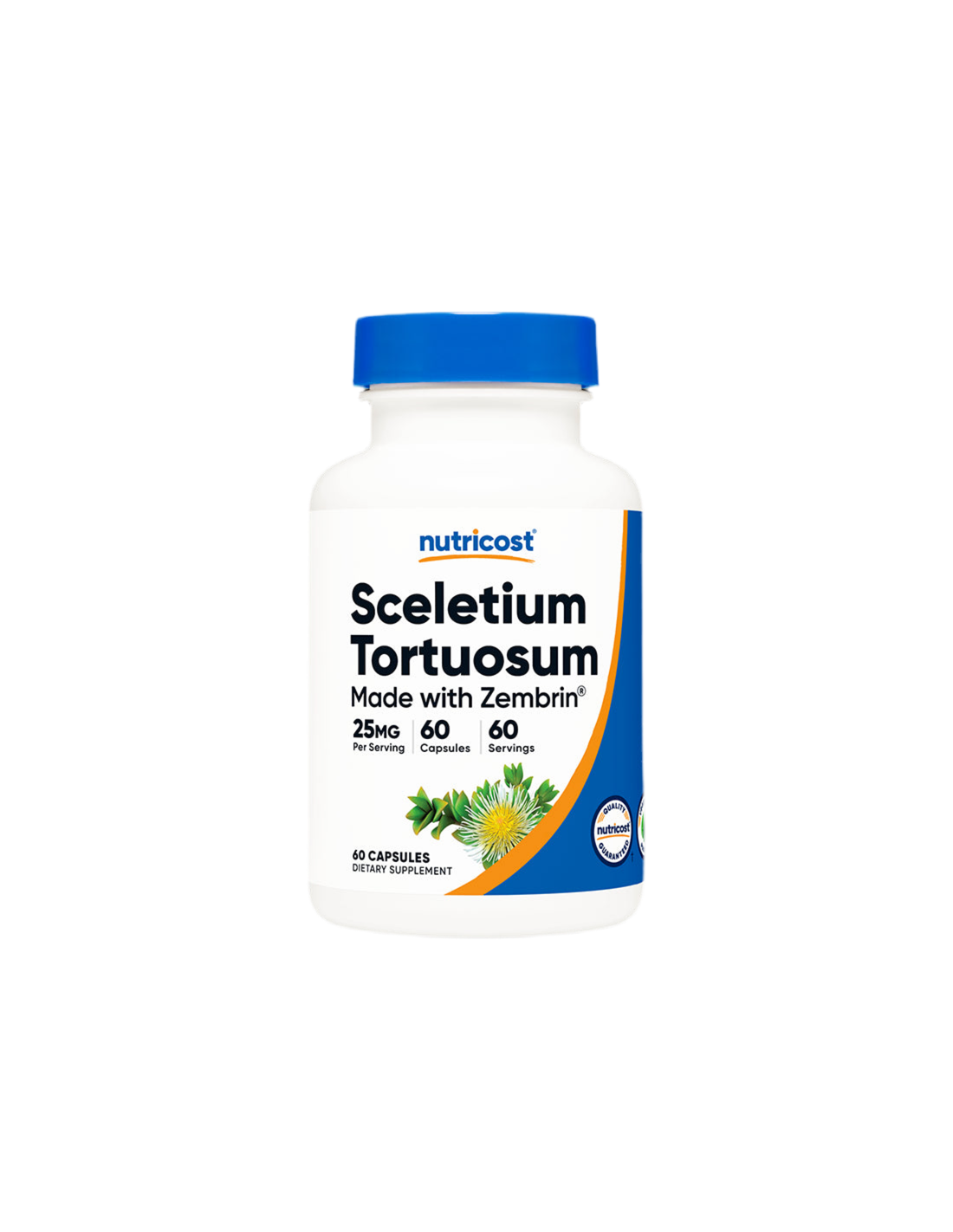 Stress et anxiété - Zembrin (Sceletium tortuosum), 25 mg x 60 gélules <tc>Nutricost</tc>